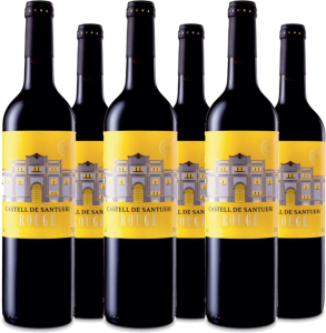 Bodegas Terra de Falanis 6er Vorteilspaket Castell de Santueri Rouge