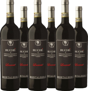 Montalbera 6er Vorteilspaket Laccento Ruchè di Castagnole Monferrato DOCG