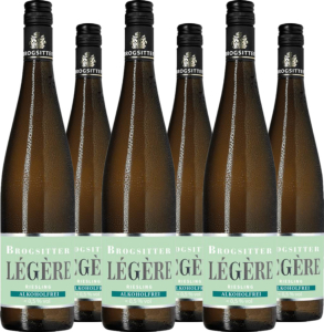 6er Vorteilspaket "Légère" - Riesling alkoholfreier Wein Brogsitter