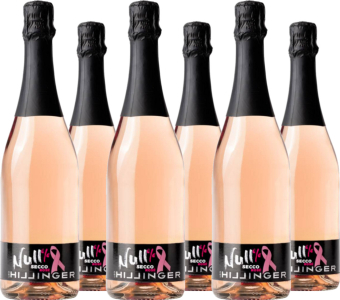6er Vorteilspaket Secco Rosé Pink Ribbon Edition Entalkoholisiertem Schaumwein miz zugese