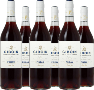 6er Vorteilspaket Pineau Rouge 17° Pineau des Charentes AC Francois Giboin - L'Hermitage