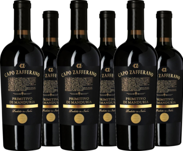 6er Vorteilspaket Capo Zafferano Primitivo di Manduria DOC