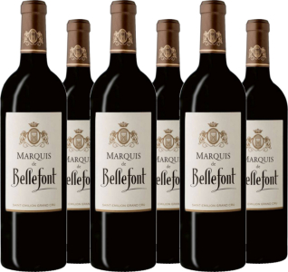 Weingüter Vignobles "K" - Peter Kwok 6er Vorteilspaket Marquis de Bellefont Saint-Émilion Grand Cru AC Château de Bellefont Belcier