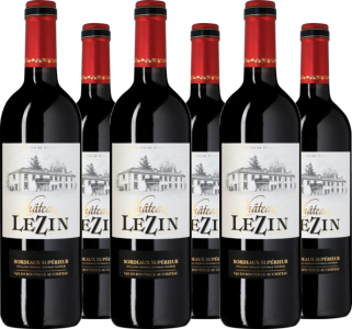 Vignobles Dourthe 6er Vorteilspaket Château Lezin Bordeaux Supérieur AC Vignobles Dourthe