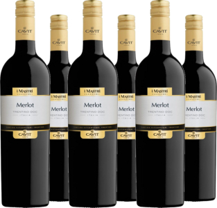 6er Vorteilspaket Merlot Trentino DOC Mastri Vernacoli