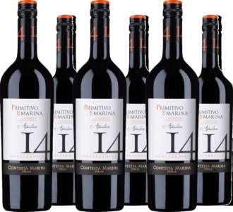 6er Vorteilspaket Primitivo di Marina IGT 14 Contessa Marina