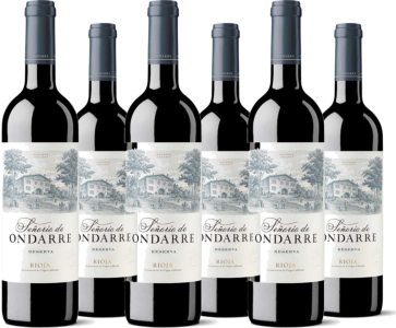 Bodegas Ondarre 6er Vorteilspaket Seniorio de Ondarre Reserva Rioja