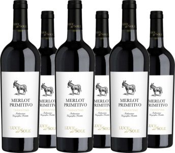 6er Vorteilspaket Primitivo Merlot Tarantino IGT Luce del Sole