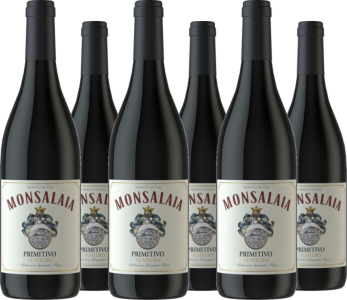 Famiglia Castellani 6er Vorteilspaket Primitivo Puglia IGT Monsalaia semidry
