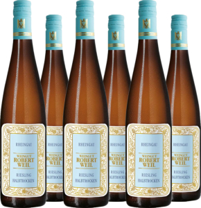 6er Vorteilspaket Riesling - VDP. Gutswein Rheingau QbA halbtrocken
