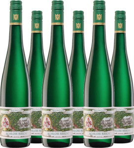 6er Vorteilspaket Schloss Riesling - VDP. Gutswein Ruwer QbA trocken Maximin Grünhaus - Familie Schubert