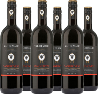 6er Vorteilspaket Sangiovese Terre di Chieti IGT Val di Mare