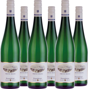 6er Vorteilspaket Brauneberger Riesling "J" Mosel QbA trocken  - Dusemonder Hof