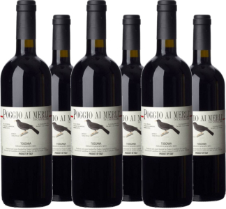 6er Vorteilspaket Poggio ai Merli Merlot Toscana