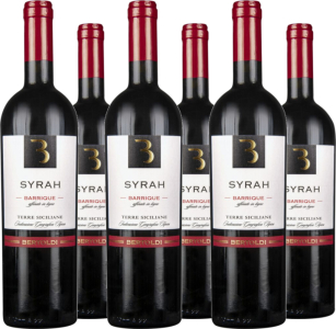 6er Vorteilspaket Syrah Barrique Terre Siciliane  IGT Bertoldi