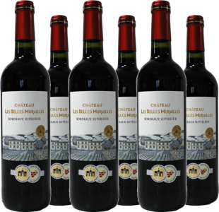 6er Vorteilspaket Château Les Belles Murailles Bordeaux Supérieur AC