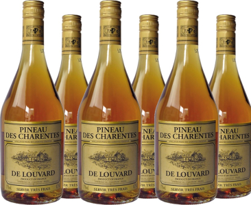 Unicognac 6er Vorteilspaket Pineau des Charentes de Louvard blanc