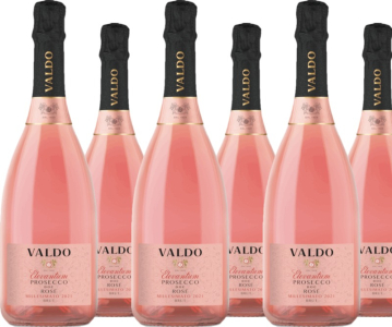 6er Vorteilspaket Valdo "Elevantum" Rosé Prosecco DOC brut Millesimato