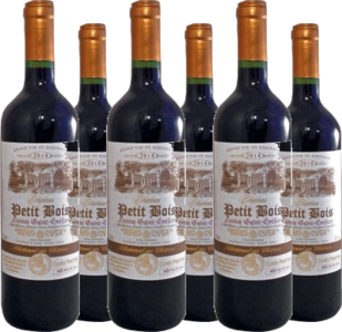 Château Petit Bois 6er Vorteilspaket Château Petit Bois Lussac Saint-Emilion