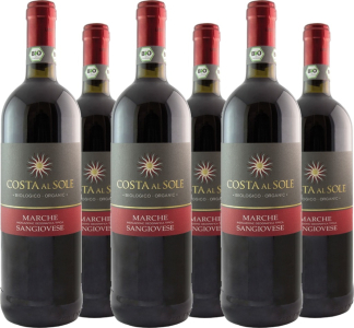 Cantine Volpi 6er Vorteilspaket Sangiovese IGT Costa al Sole