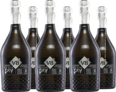 Vineyards v8+ 6er Vorteilspaket v8+ Piero Valdobbiadene Prosecco Superiore Extra Dry