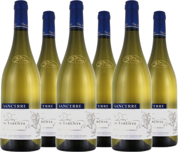 Caves de Sancerre 6er Vorteilspaket Sancerre AOC Réserve Duc de Tarente Tęte de Cuvée