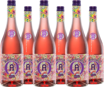 Anecoop Bodegas 6er Vorteilspaket Amatista Moscato Rosado Frizzante
