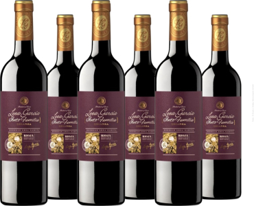 Bodegas y Viñedos Leza García 6er Vorteilspaket Leza Garcia Tinto Familia Crianza