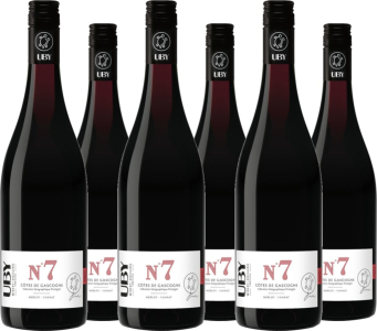 6er Vorteilspaket Uby No. 7 Merlot Tannat Côtes de Gascogne IGP