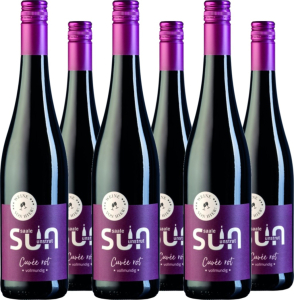 6er Vorteilspaket Sun Cuvée Rot Saale-Unstrut QbA
