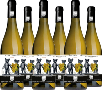6er Vorteilspaket Muskateller trocken Weingut Hiss
