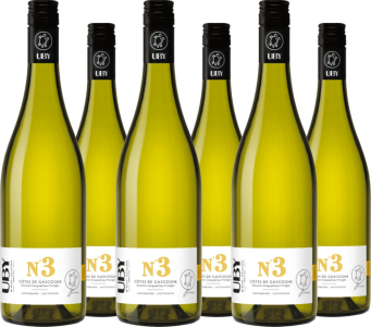 6er Vorteilspaket Uby No. 3 Colombard Sauvignon Côtes de Gascogne IGP