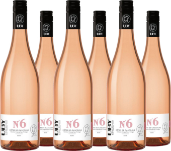 6er Vorteilspaket Uby No. 6 Rosé Côtes de Gascogne IGP