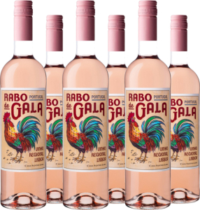 6er Vorteilspaket Rabo de Gala Rosé Vinho Regional Lisboa