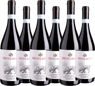 Bricco Lagotto 6er Vorteilspaket Barbera Piemonte DOC