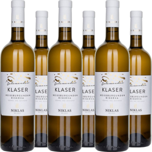 6er Vorteilspaket Weissburgunder Riserva DOC Klaser Salamander