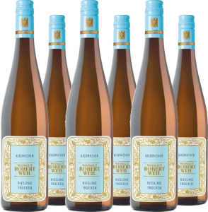 6er Vorteilspaket Riesling Kiedrich trocken