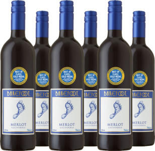 6er Vorteilspaket Barefoot Merlot