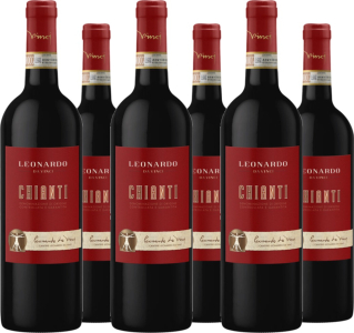 Cantine Leonardo da Vinci 6er Vorteilspaket Leonardo Chianti