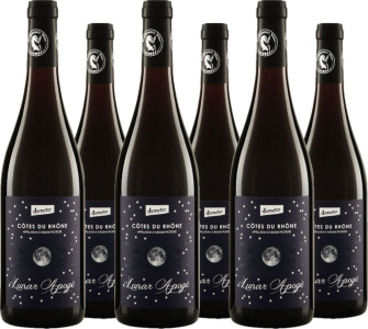 Carabiniers 6er Vorteilspaket Lunar Apogé Côtes Du Rhône Rouge Demeter AOP