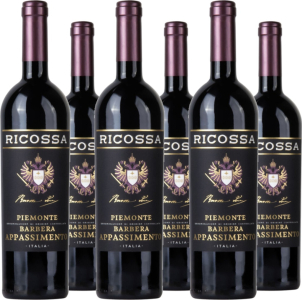 Ricossa 6er Vorteilspaket Barbera DOC Appassimento