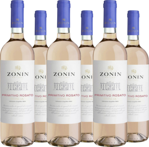 6er Vorteilspaket Zonin Classici Primitivo Puglia Rosato IGT
