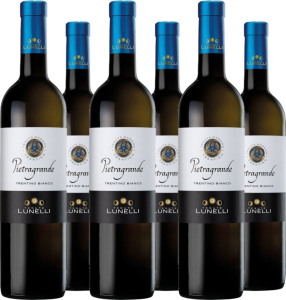 Lunelli 6er Vorteilspaket Pietragrande Trentino Bianco DOC