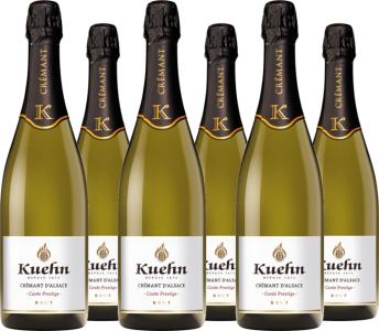 Domaine Kuehn 6er Vorteilspaket Crémant Brut Prestige