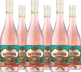 Cellier des Dauphins 6er Vorteilspaket Les Dauphins Rosé