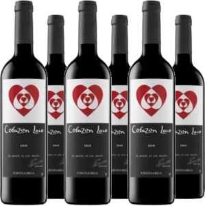Iniesta 6er Vorteilspaket Corazon Loco Tinto
