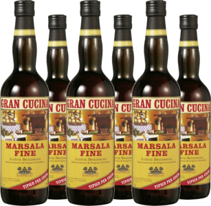 6er Vorteilspaket Gran Cucina Marsala Fine DOC 17% vol