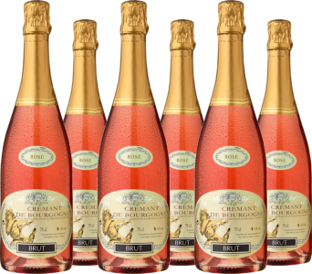 La Compagnie de Burgondie 6er Vorteilspaket Caves de Marsigny Crémant de Bourgogne Rosé Brut AOC