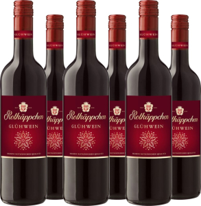 6er Vorteilspaket Rotkäppchen Glühwein Rot