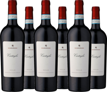 6er Vorteilspaket Mandrarossa Cartagho Rosso Sicilia DOC